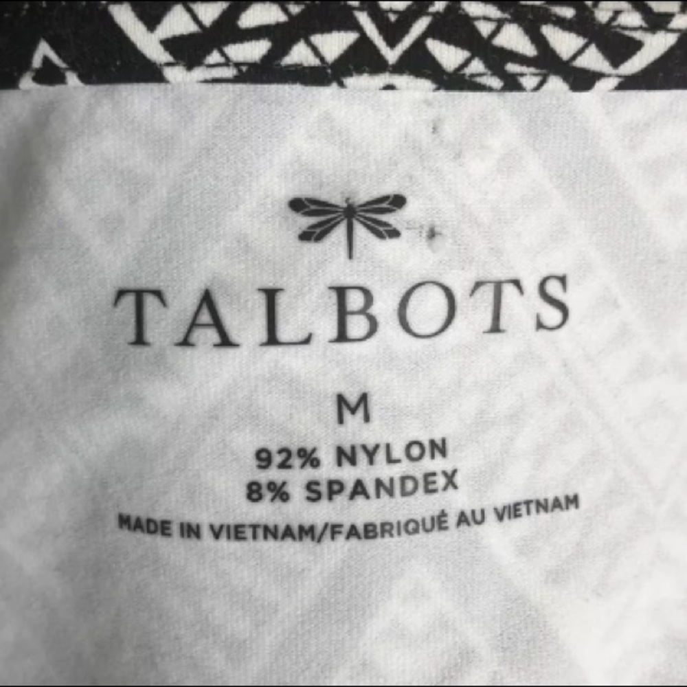 Talbots Zigzag Draped Pleated Chevron Shift Dress - image 7